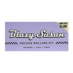 bulk wholesale Blazy Susan Purple Deluxe King Size Slim Rolling Kit - 32 Papers - 
