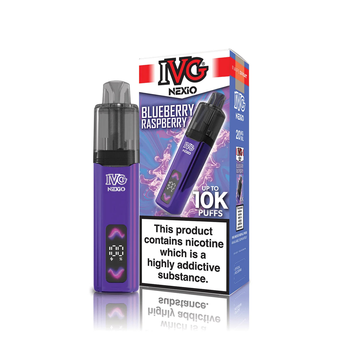 IVG Nexio 10k Pod Vape Kit Box of 5