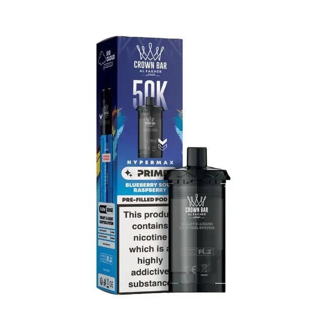 bulk wholesale Al Fakher 50k Hypermax Prime Pods - Box of 5 - Blueberry Sour Raspberry
