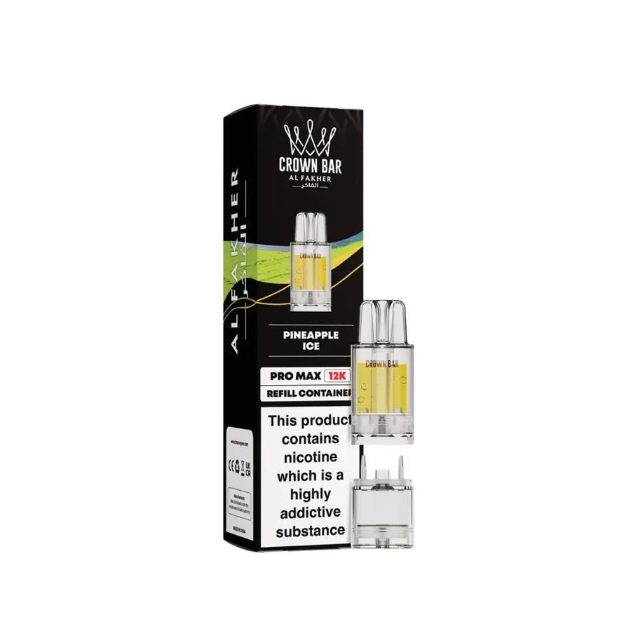 bulk wholesale Al Fakher Pro Max 12k Replacement Pods Box of 5 - Banana Ice