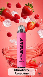 bulk wholesale Argus Bar Neon 2000 Prefilled Pod Kit Box of 10 - Strawberry Raspberry