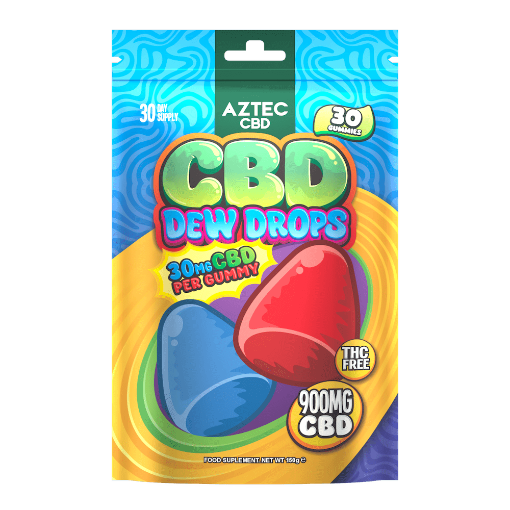 bulk wholesale Aztec CBD GUMMIES - DEW DROPS