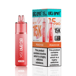 bulk wholesale Big Bar 15000 Pro Vape Kit Box of 5 - Peach Ice