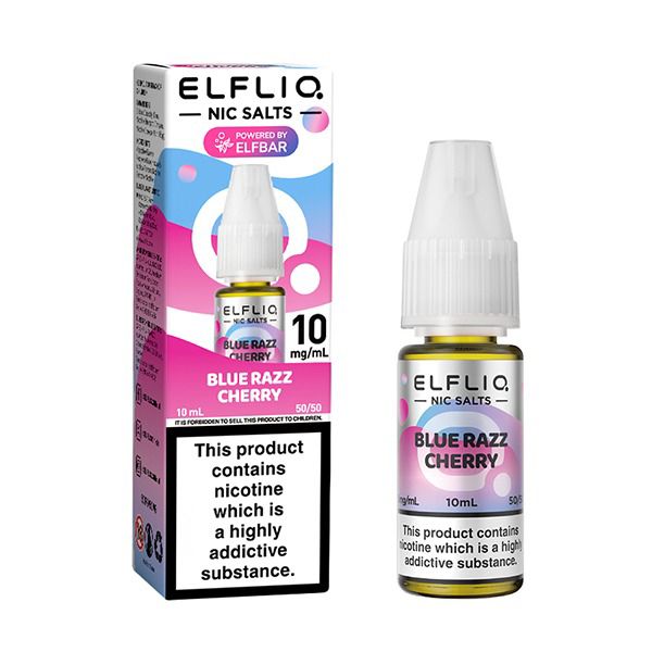 bulk wholesale Blue Razz Cherry - ELFLIQ 10ML NIC SALT - 10mg