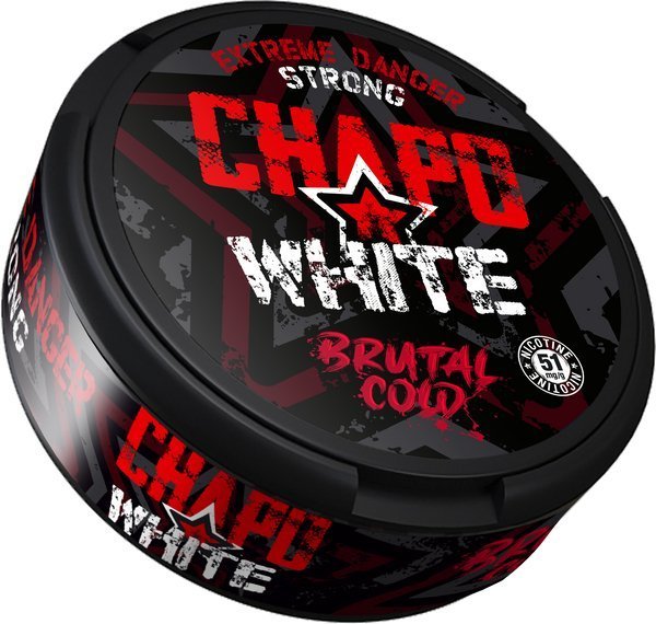 bulk wholesale Chapo Nicotine Pouches Pack of 10 - White Brutal Cold
