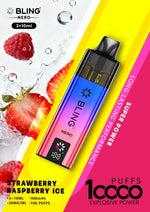 bulk wholesale Crystal Bling Nero 10k Vape Kit Box of 5 - 