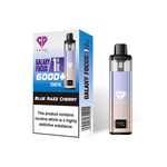 bulk wholesale Crystal Galaxy Focus 6000 Prefilled Pod Vape - Blue Razz Cherry