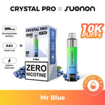 bulk wholesale Crystal Pro CP10K Prefilled Pod Vape 0MG Box of 5 - Mr Blue