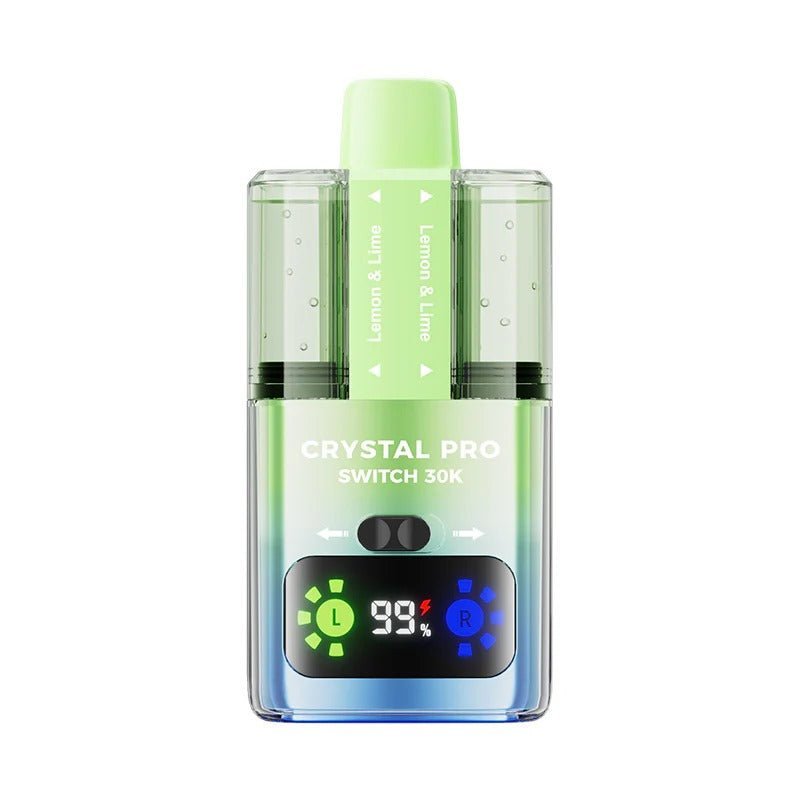 bulk wholesale 🎁 Crystal Pro Switch 30k Replacement Pods Box of 5 (100% off) - Lemon Lime