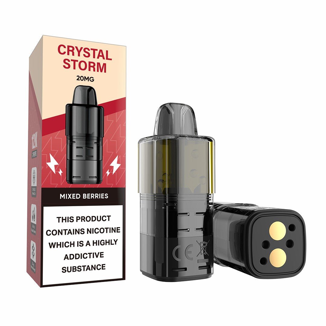 bulk wholesale Crystal Storm Bar 12k Prefilled Refill Pods Pack of 5 - Mix Berry