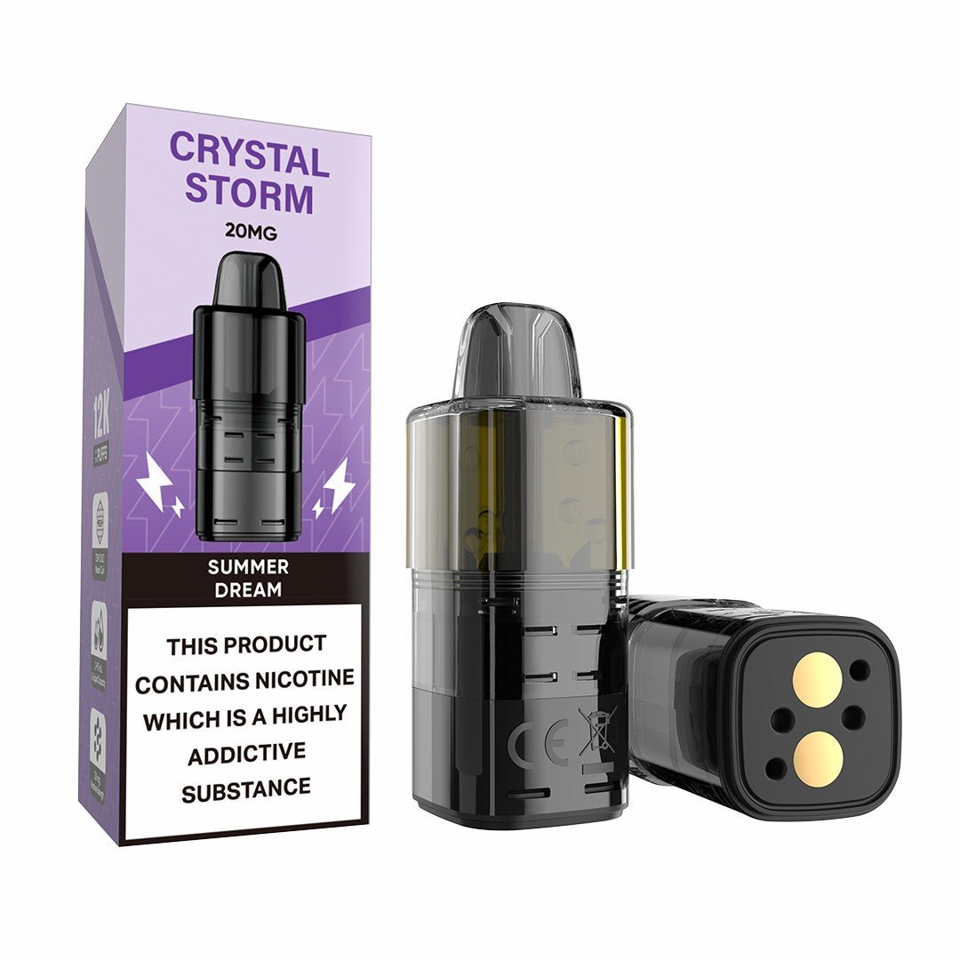 bulk wholesale Crystal Storm Bar 12k Prefilled Refill Pods Pack of 5 - Summer Dream