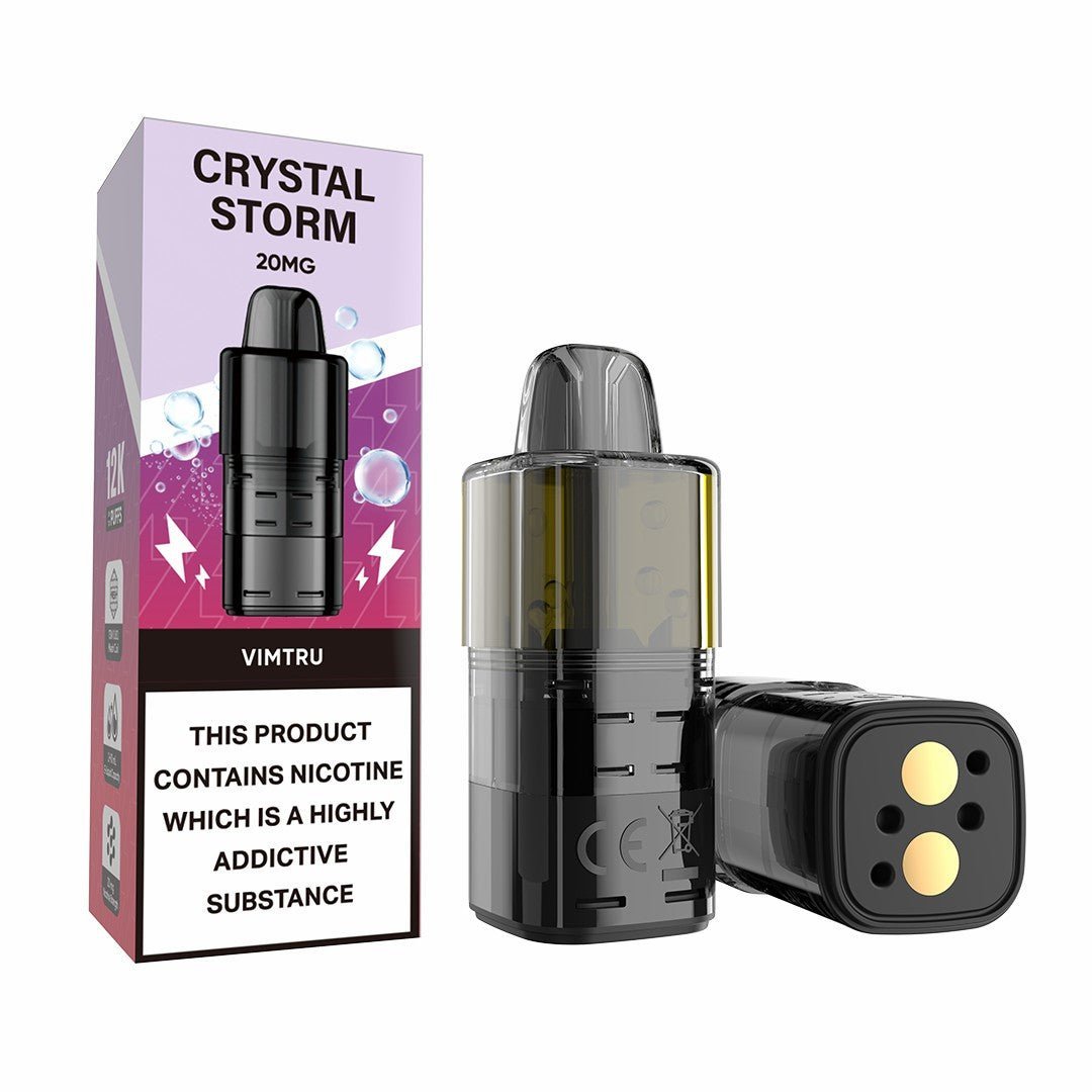 bulk wholesale Crystal Storm Bar 12k Prefilled Refill Pods Pack of 5 - Vimtru