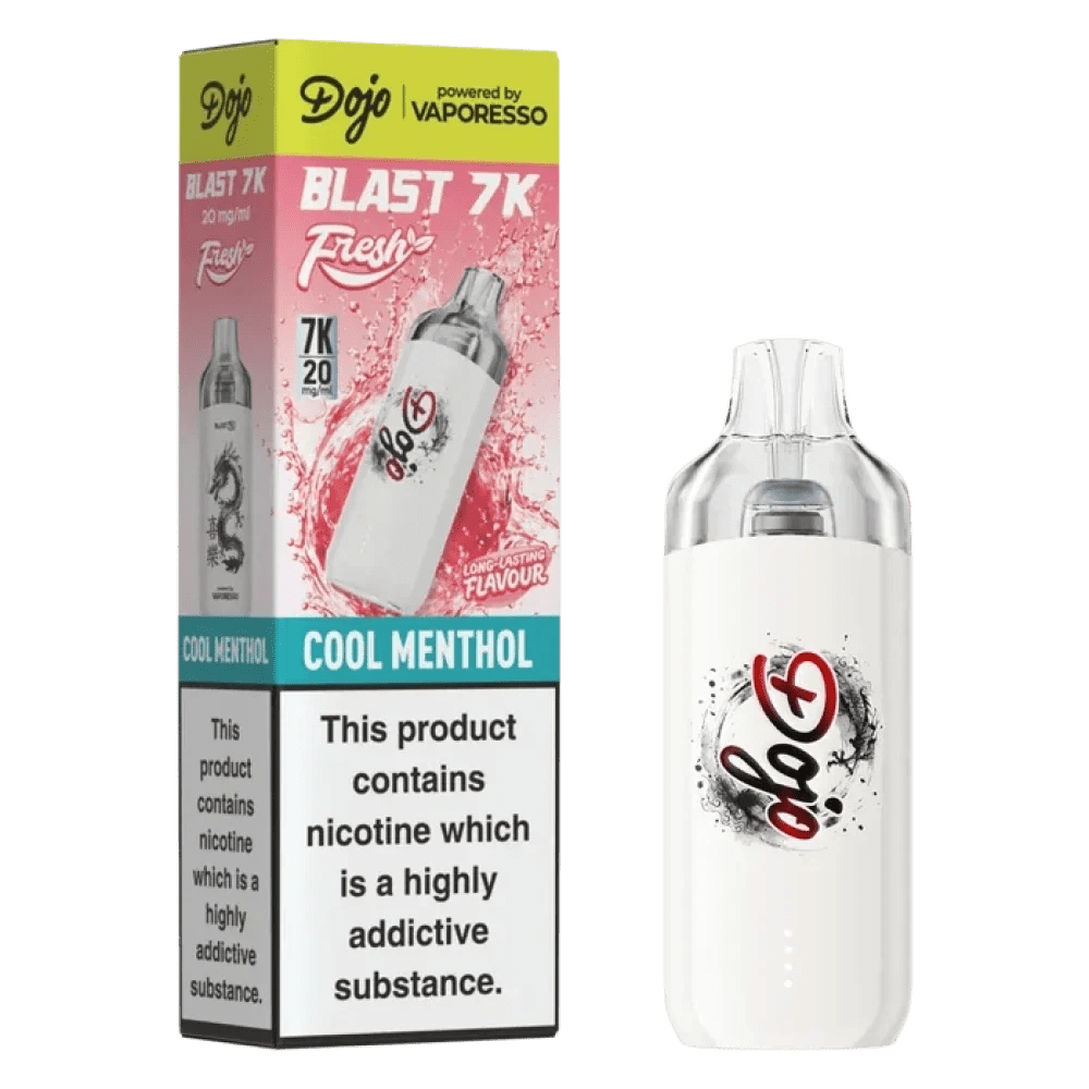 bulk wholesale Dojo Blast 7K Prefilled Pod Kit Box of 5 - Cool Menthol