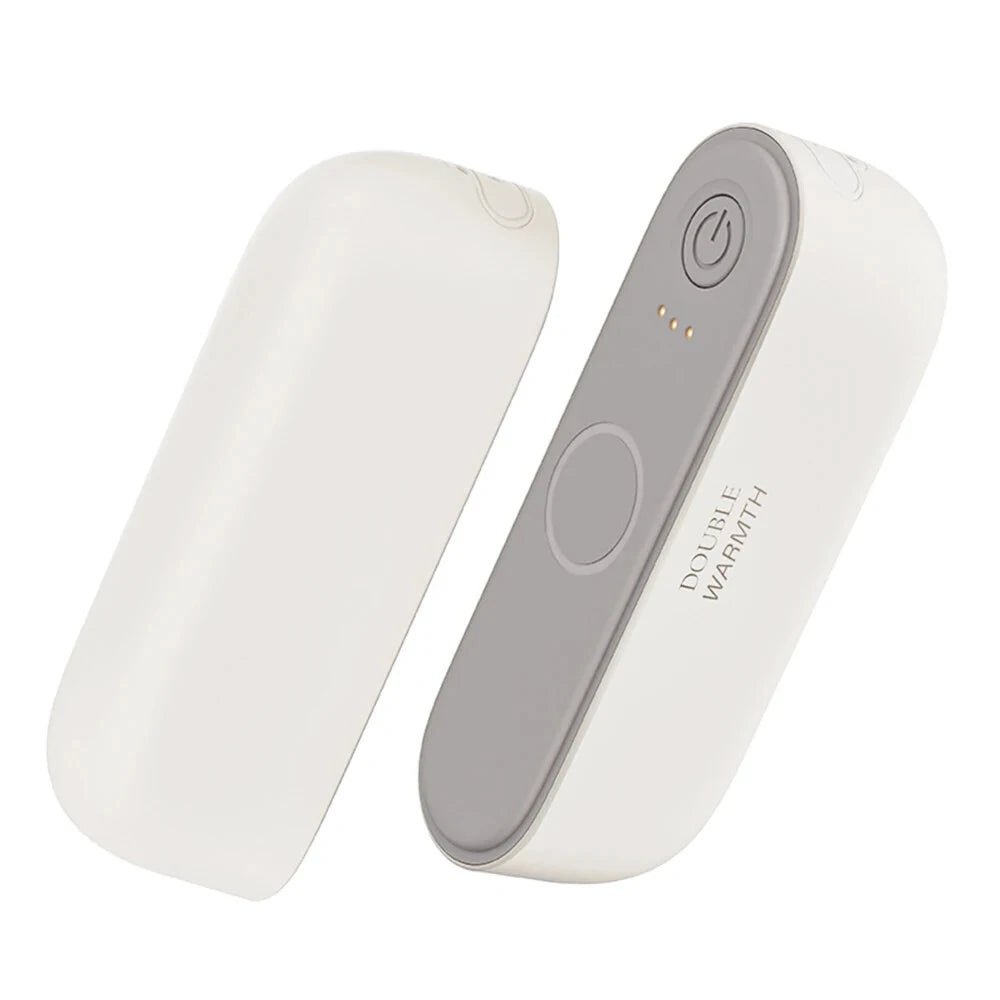 bulk wholesale Double Warmth Hand Warmer Heater - Off White