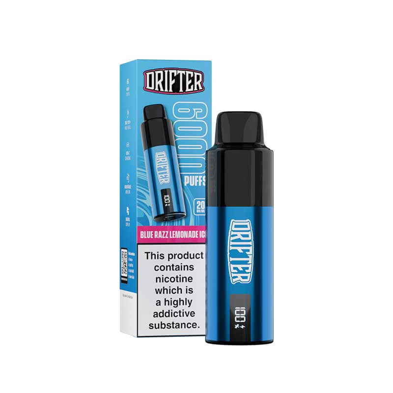 bulk wholesale Drifter 6K Prefilled Pod Vape Kit - Blue Razz Lemonade