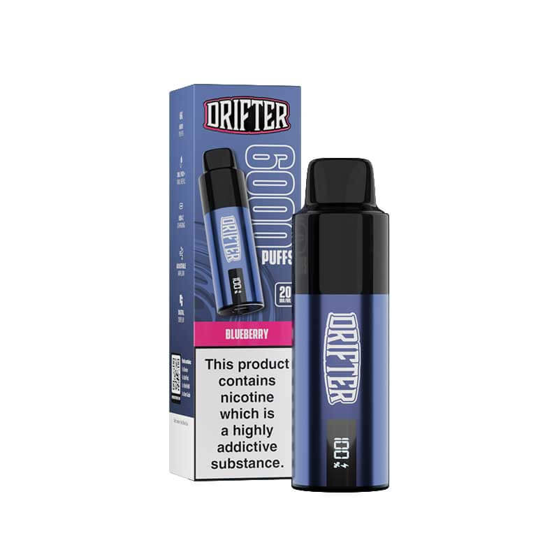 bulk wholesale Drifter 6K Prefilled Pod Vape Kit - Blueberry
