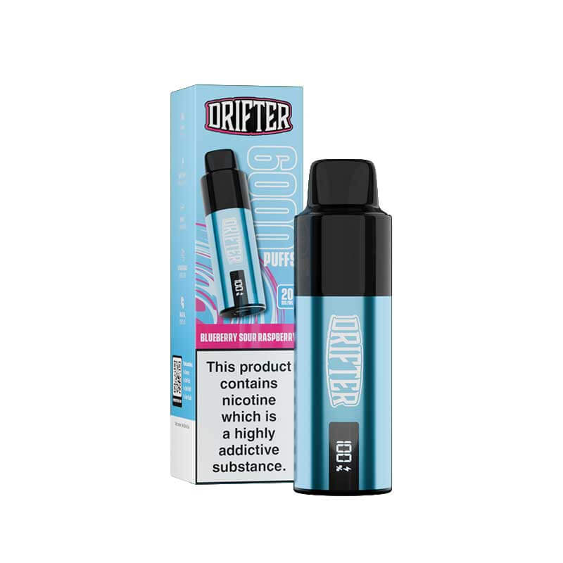 bulk wholesale Drifter 6K Prefilled Pod Vape Kit - Blueberry Sour Raspberry