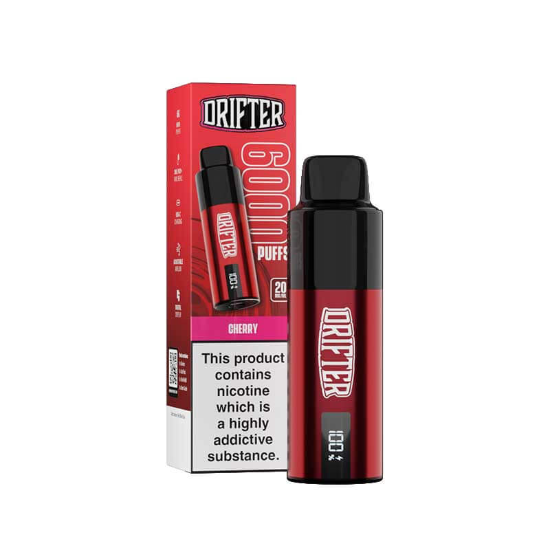 bulk wholesale Drifter 6K Prefilled Pod Vape Kit - Cherry