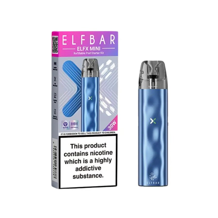 bulk wholesale Elf Bar ELFX Mini Pod Vape Kit - Sky