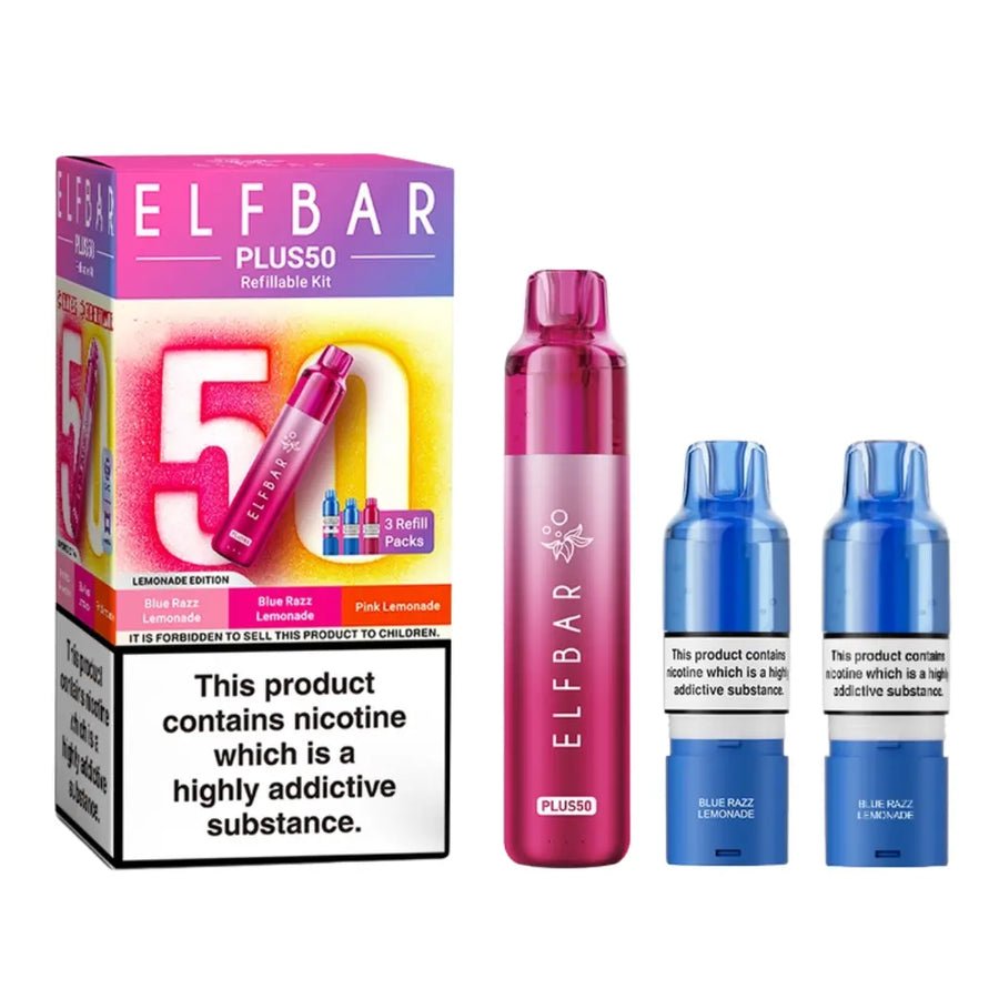 bulk wholesale Elf Bar Plus 50 Vape Kit - Lemonade Edition