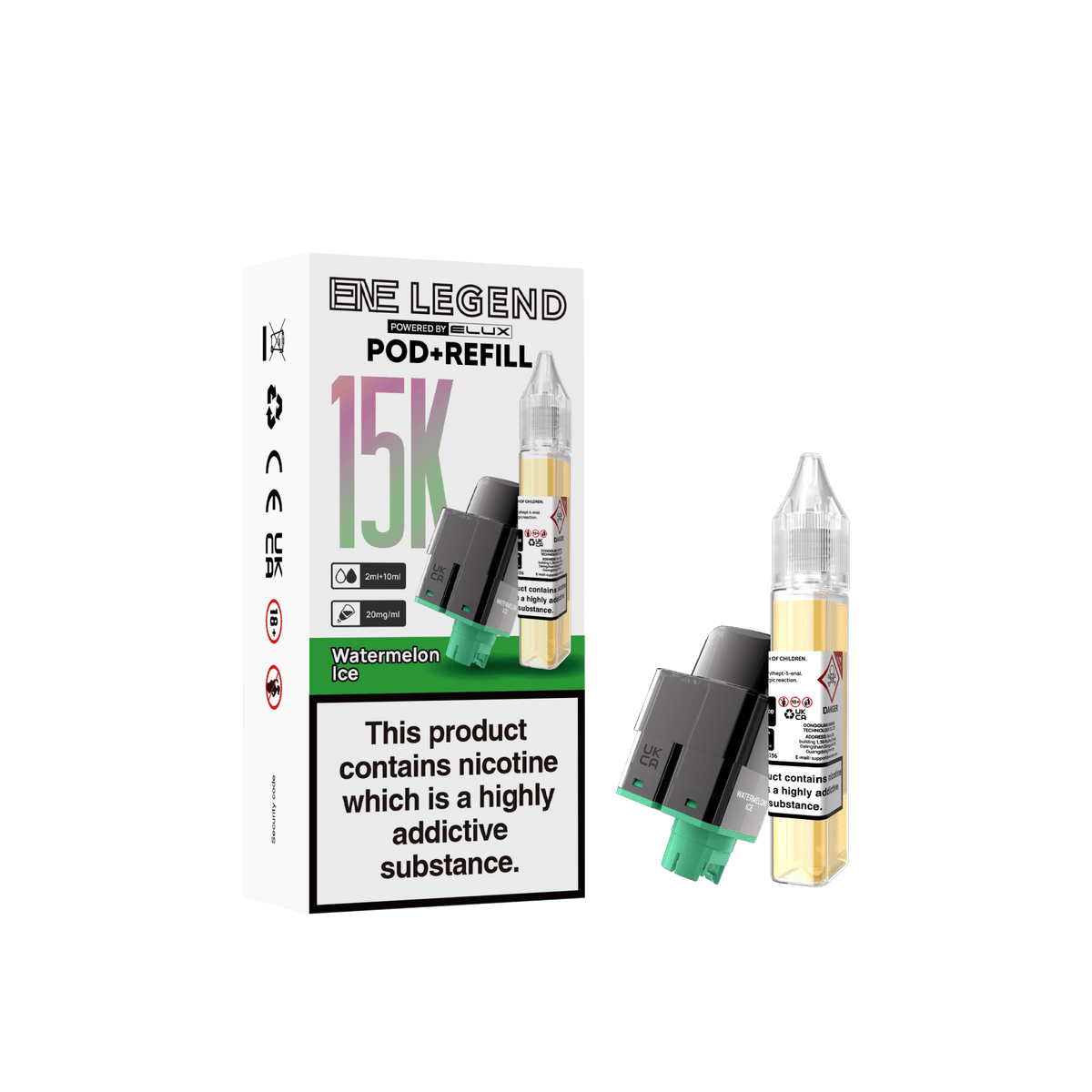 bulk wholesale Elux ENE Legend 15k Replacement Pods - Watermelon Ice