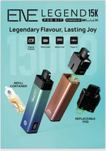 bulk wholesale Elux ENE Legend 15k Vape Pod Kit - Menthol