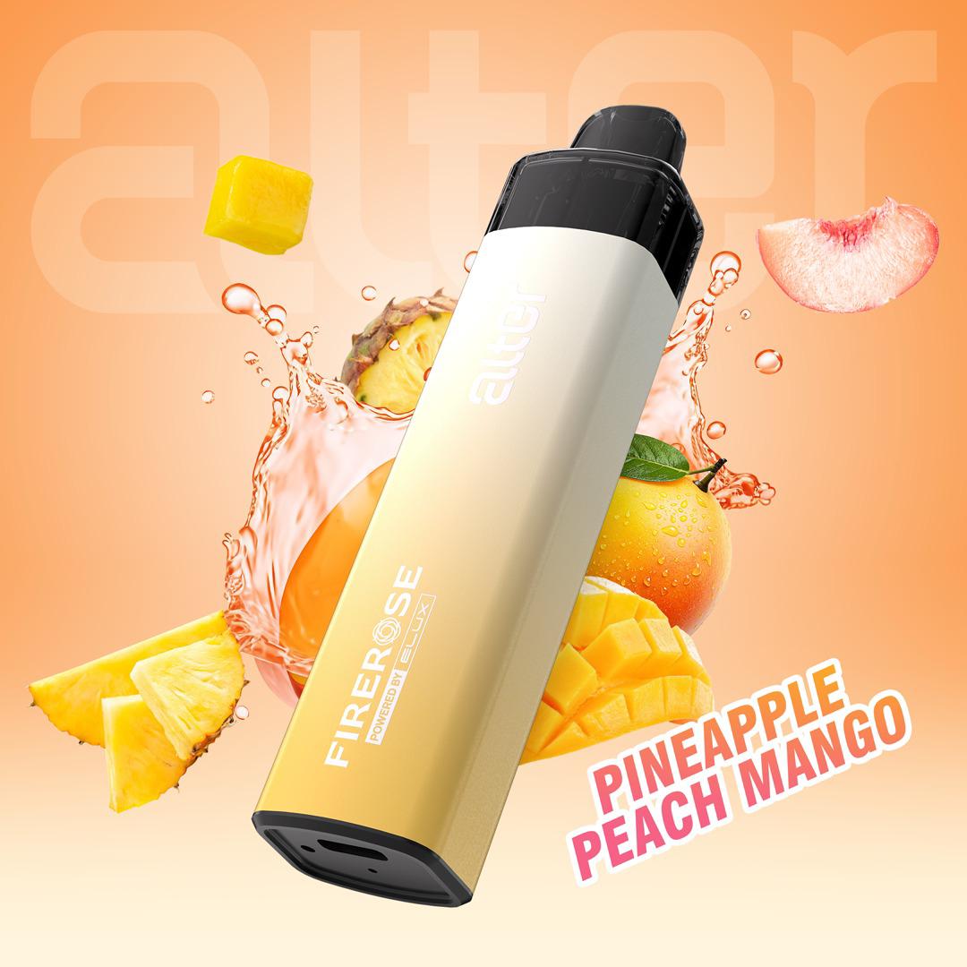 bulk wholesale Elux Firerose Alter 7000 Box of 5 - Pineapple Peach Mango