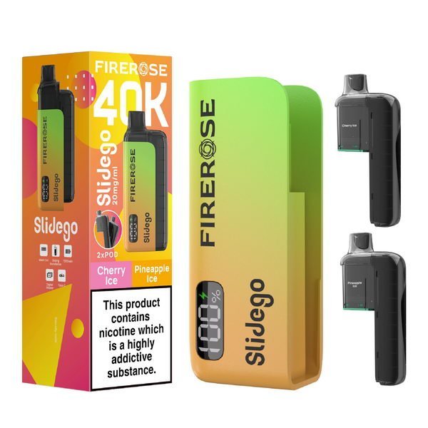 bulk wholesale Elux FireRose Slidego 40K Prefilled Pod Kit - Cherry Ice / Pineapple Ice