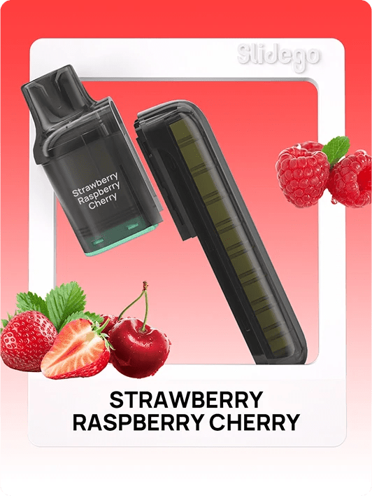 bulk wholesale Elux FireRose Slidego 40K Prefilled Pods - Strawberry Raspberry Cherry