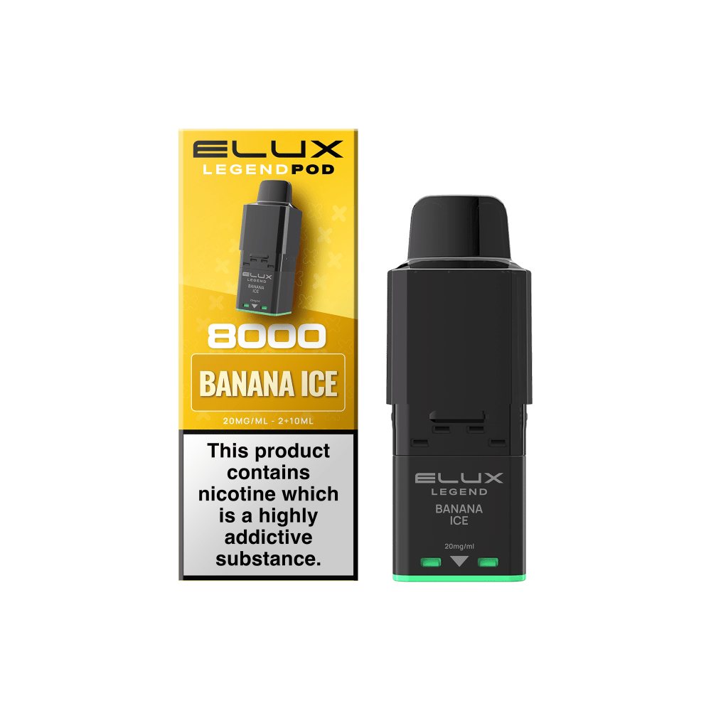bulk wholesale Elux Legend 8000 Refill Pods Box of 5 - Banana Ice