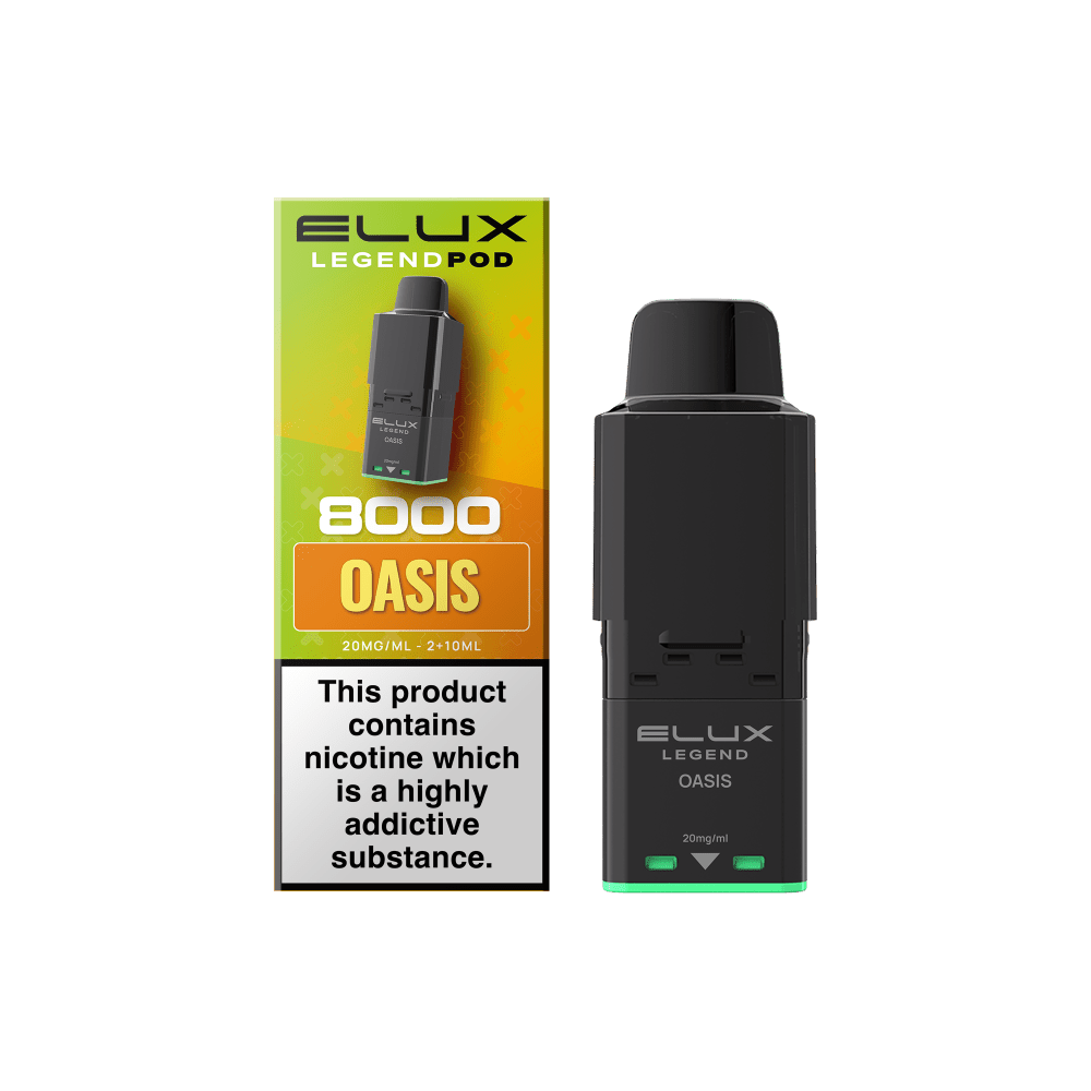 bulk wholesale Elux Legend 8000 Refill Pods Box of 5 - Oasis