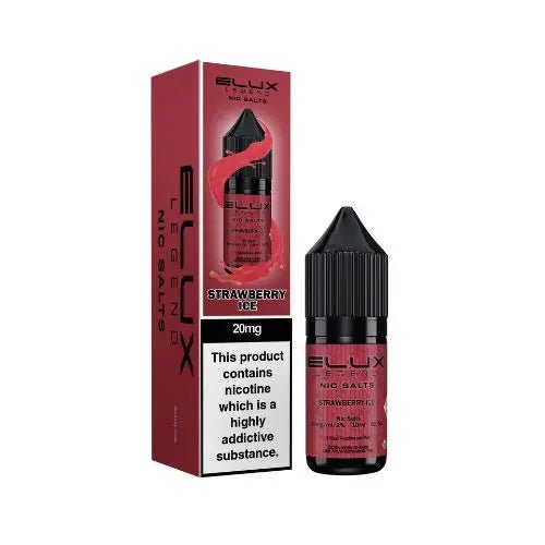bulk wholesale Elux Legend Nic Salts 10ml E - Liquids - 5mg Box of 10 - Strawberry Ice