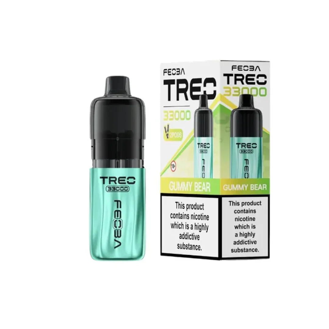 bulk wholesale Feoba Treo 33k Prefilled Pod Vape Kit Box of 5 - Gummy Bear