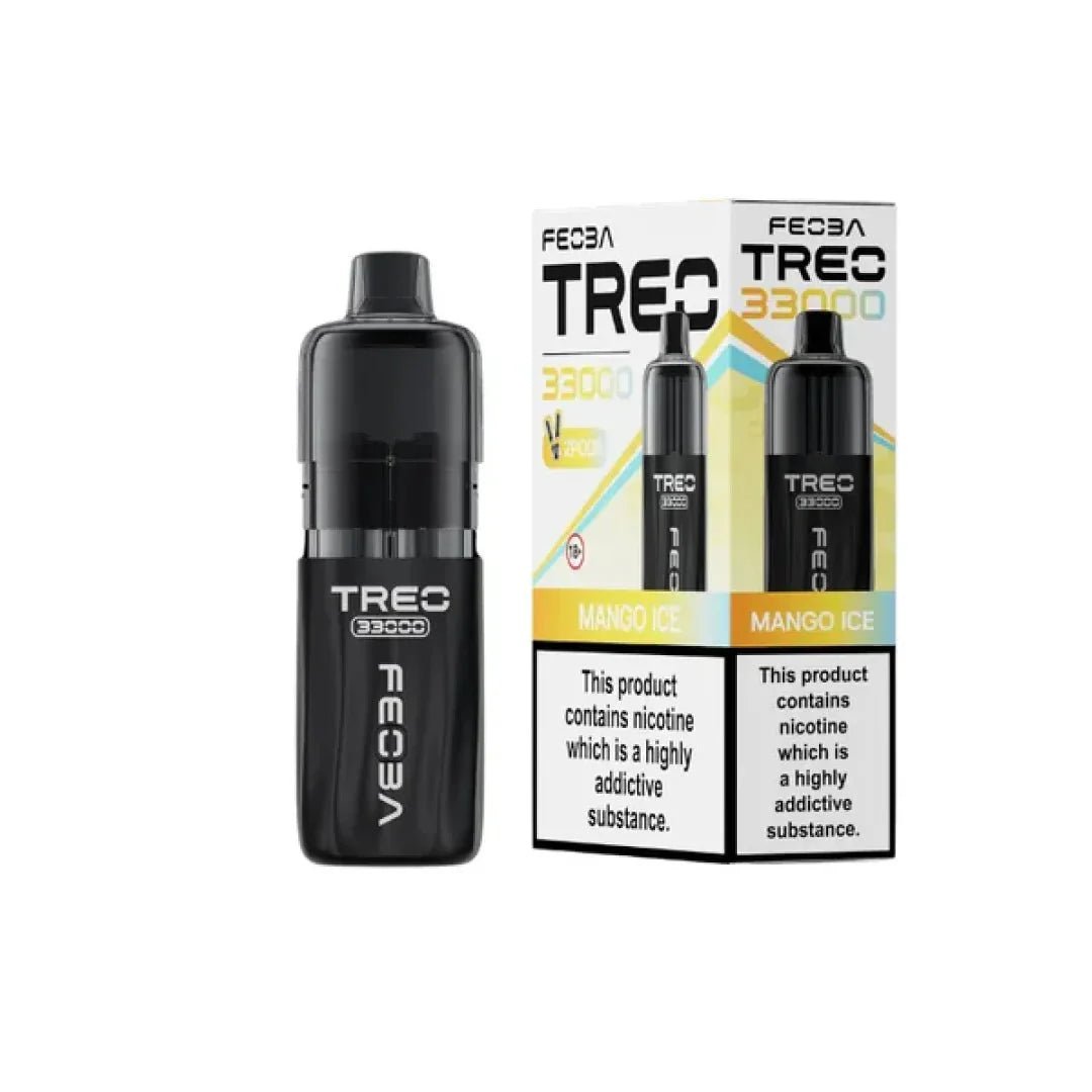 bulk wholesale Feoba Treo 33k Prefilled Pod Vape Kit Box of 5 - Mango Ice