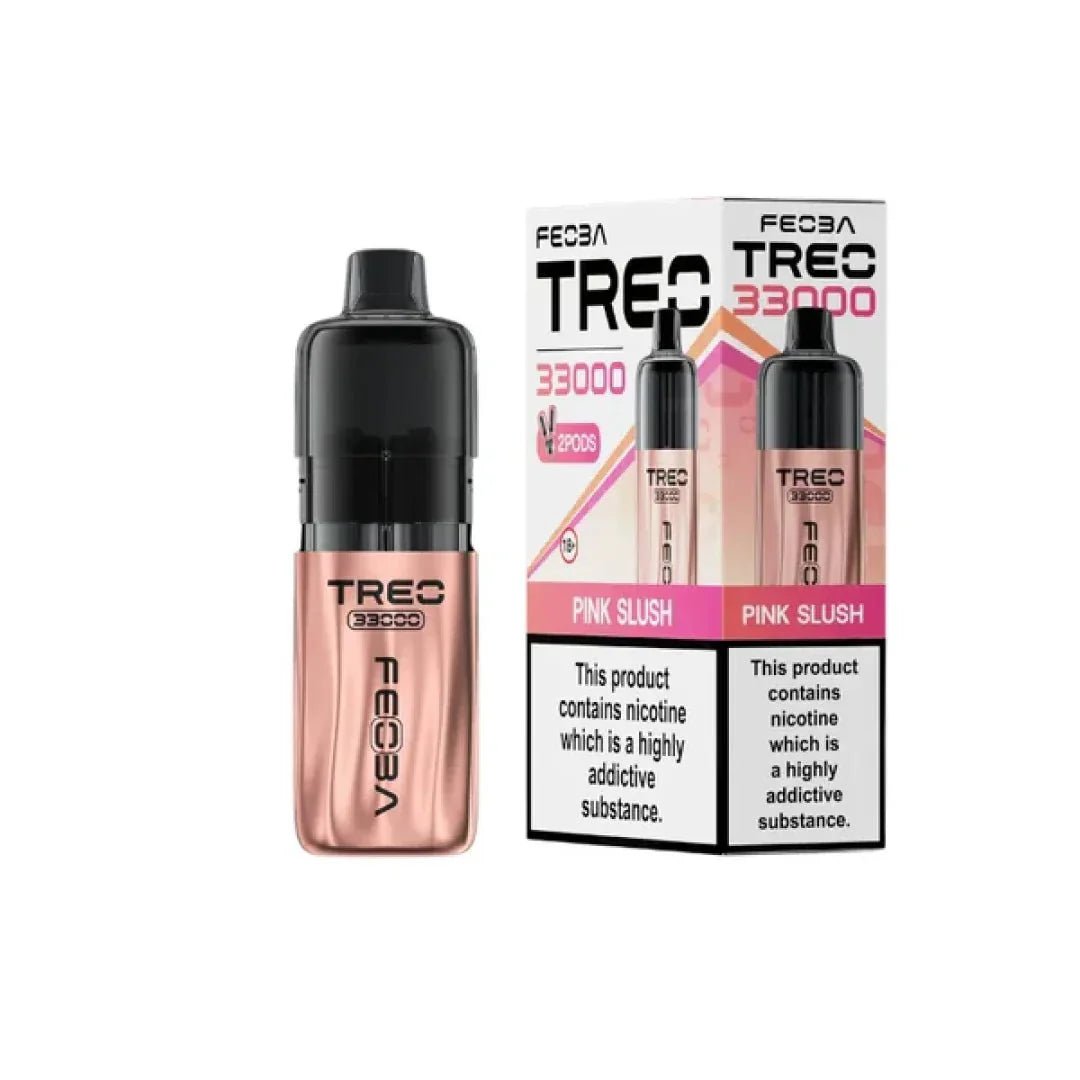 bulk wholesale Feoba Treo 33k Prefilled Pod Vape Kit Box of 5 - Pink Slush