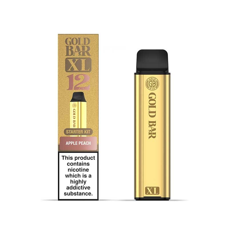 bulk wholesale Gold Bar XL 10k Prefilled Pod Kit - Apple Peach