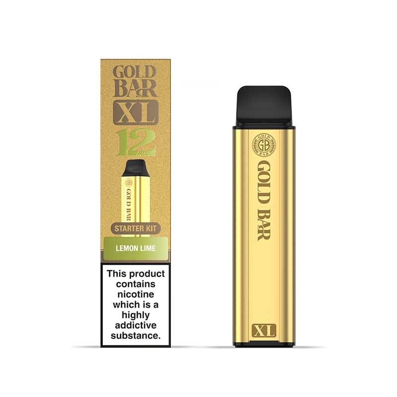 bulk wholesale Gold Bar XL 10k Prefilled Pod Kit - Lemon Lime