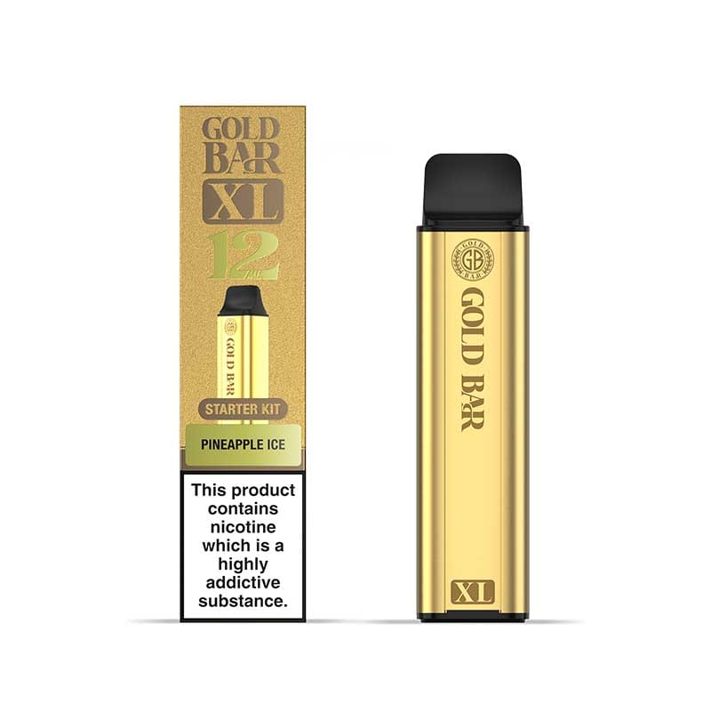 bulk wholesale Gold Bar XL 10k Prefilled Pod Kit - Pineapple Ice