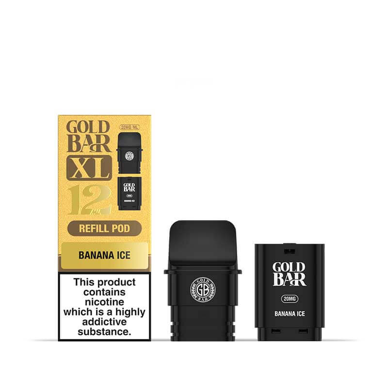 bulk wholesale Gold Bar XL 10k Replacement Pods - Banana Ice