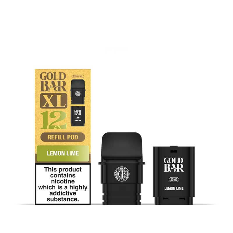 bulk wholesale Gold Bar XL 10k Replacement Pods - Lemon Lime