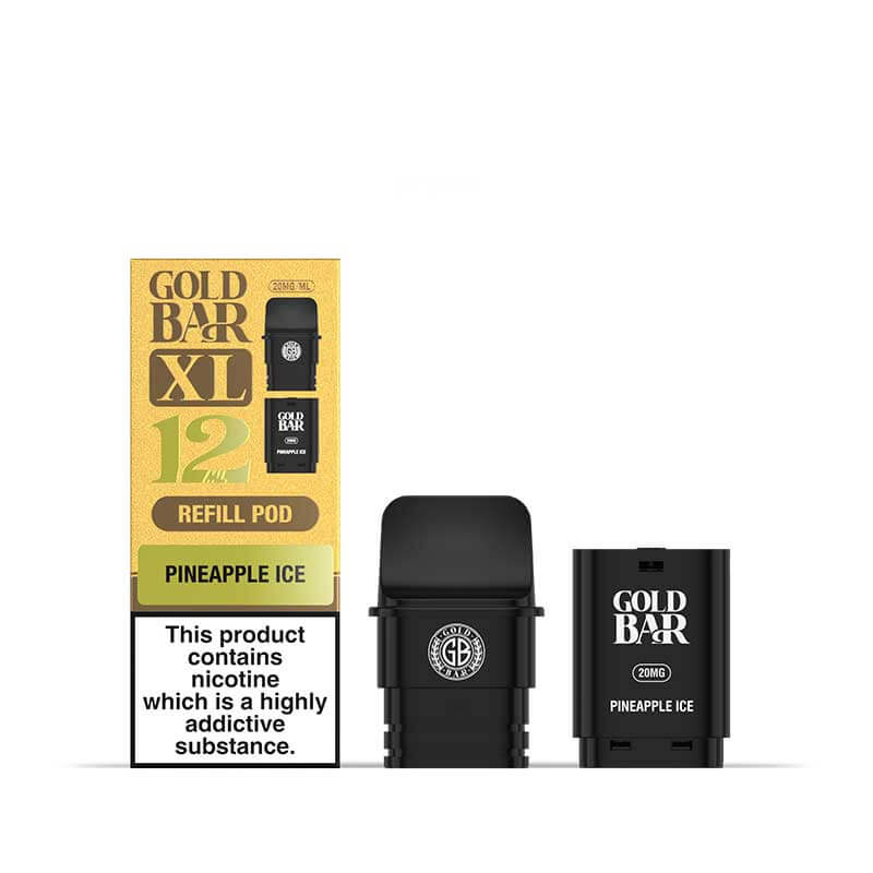 bulk wholesale Gold Bar XL 10k Replacement Pods - Pineapple Ice
