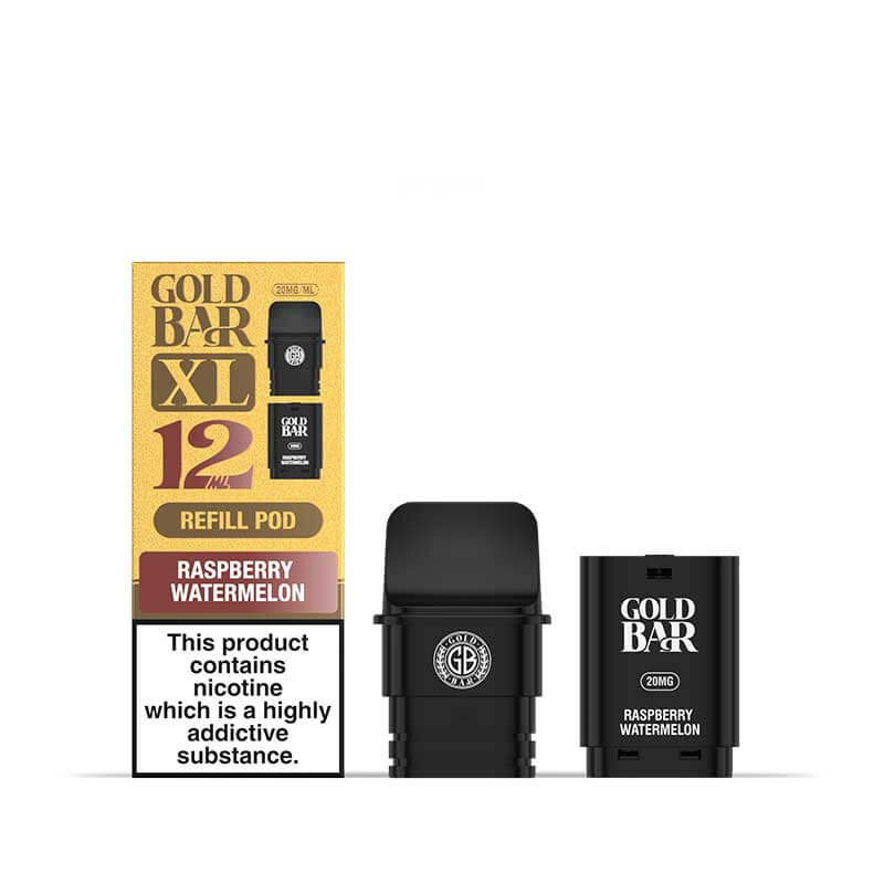 bulk wholesale Gold Bar XL 10k Replacement Pods - Raspberry Watermelon