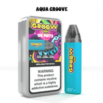 bulk wholesale Groovy Bar 10k Refillable Vape Pod Kit - Aqua Groove