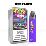 bulk wholesale Groovy Bar 10k Refillable Vape Pod Kit - Purple Power