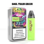 bulk wholesale Groovy Bar 10k Refillable Vape Pod Kit - Soul Train Green
