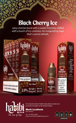 bulk wholesale Habibi Salts Nic Salt 10ml E - Liquid Box of 10 - Black Cherry Ice