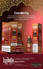 bulk wholesale Habibi Salts Nic Salt 10ml E - Liquid Box of 10 - Cocoberry