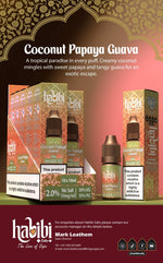 bulk wholesale Habibi Salts Nic Salt 10ml E - Liquid Box of 10 - Coconut Papaya Guava