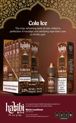 bulk wholesale Habibi Salts Nic Salt 10ml E - Liquid Box of 10 - Cola Ice