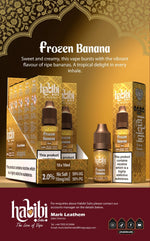 bulk wholesale Habibi Salts Nic Salt 10ml E - Liquid Box of 10 - Frozen Banana